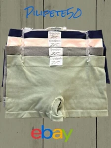 Reebok Women’s Seamless Botshorts~Stretch Panties 4-Pack~Large~Multicolor~COMFY - Picture 1 of 9