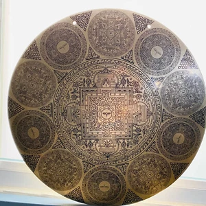 16 inches-26 inches Mandala Designed Tibetan gong bell-with Best sound quality - Picture 1 of 7