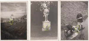 orig. Foto 2.WK Shatalovka Denkmal Smolenks Kathetrale Russland 1941 [3307-54] - Picture 1 of 2