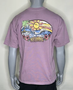 Billabong - Para Hombre - Camiseta - Camiseta Hi Tide OG - Púrpura Claro - Ropa de Surf - Imagen 1 de 7