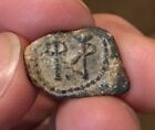 Byzantine 6-7Th C. Lead Seal. Nikephoros Eparchon? In 2 Box Monograms. Ex-Cng