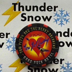 ⚡️❄️ Casino Chip OMG 😳 $100 Hard Rock Las Vegas Nevada ⚡️❄️⚡️❄️⚡️❄️⚡️❄️⚡️❄️ - Picture 1 of 2