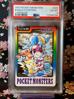 [PSA 6] 1997 Pocket Monsters BANDAI STARTERS 000 Special Carddass Vintage - Image 1 of 4