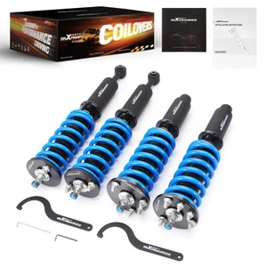 MaXpeedingrods T6 Coilover 24 Way Damper for Honda Accord 98-02 Acura CL 01-03 - Picture 1 of 17