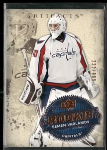 2008-09 UD Artifacts Semyon Varlamov Rookies Exchange RC /999 #311 Capitals - Picture 1 of 2