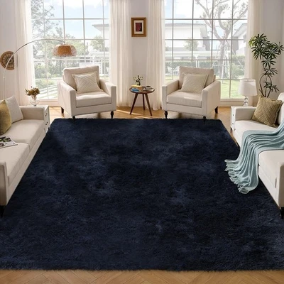 Fluffy Area Rug 10x13 ft for Living Room Large Soft Shaggy Faux Fur Carpet fo... - Image 1 of 4
