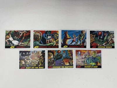 Mars Attacks Archives Retro Card Lot of 7 Topps 1994 Sci-Fi Horror Invasion Set - Image 1 of 4
