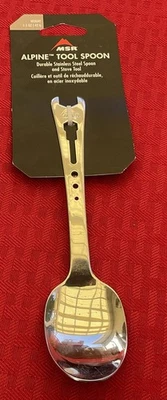 NIP MSR ALPINE TOOL SPOON STAINLESS STEEL LIGHT CAMP SPOON AND STOVE TOOL 321102 - Image 1 of 4