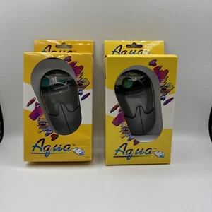 Aqua Mouse (globe) PC Ball Mouse 2000s Era globe. 2 pack. - Afbeelding 1 van 5