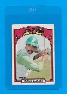 1972 Topps #435 REGGIE JACKSON Oakland A's HOF Low Grade - Picture 1 of 4
