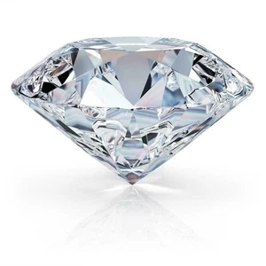 1.55 Carat White Color H VVS1 Round Cut Moissanite Diamond With Certificate f862 - Picture 1 of 10
