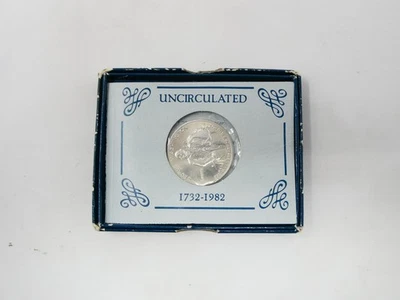 1982 United States Silver George Washington Half Dollar BU UNC Blue Mint Set - Image 1 of 4