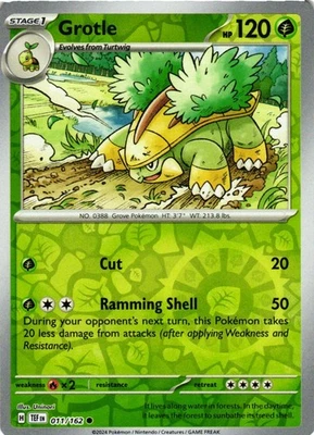 Grotle - Reverse Holo 011/162 SV05: Temporal Forces NM - Image 1 of 2