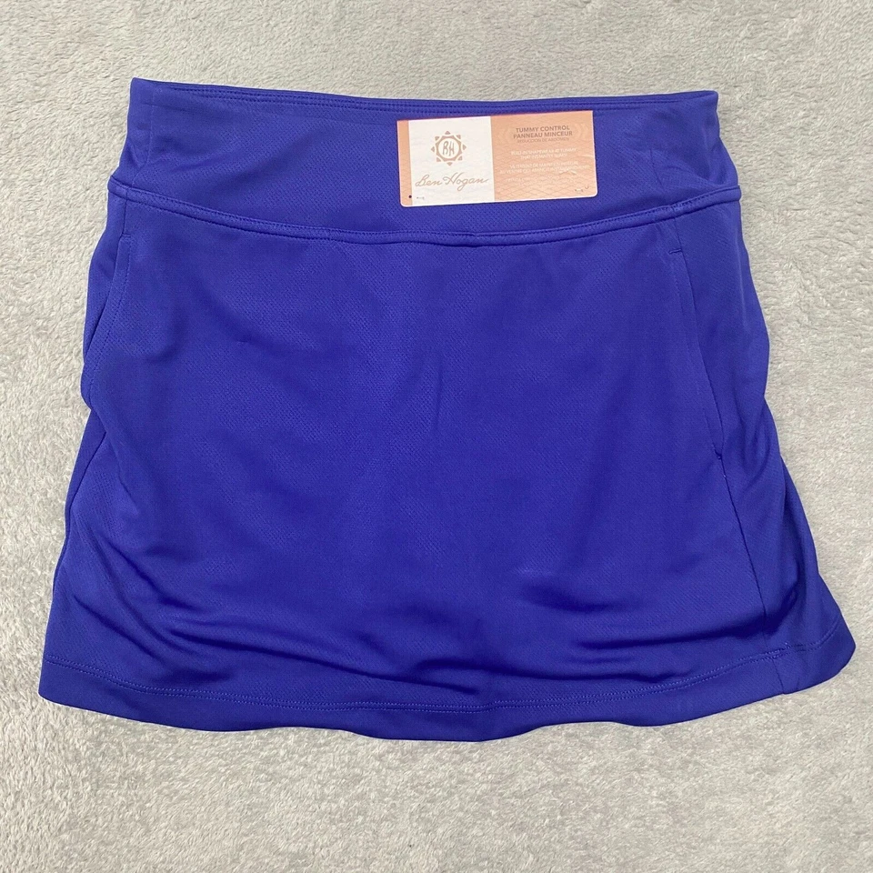 Saia Ben Hogan Feminina XS Azul Skort Controle de Barriga Modelador Tênis de Golfe - Imagem 1 de 4