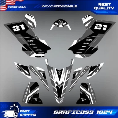 Graphics Kit for YAMAHA YFZ 450R 2009 2010 2011 2012-2013 graphics kit stickers - Image 1 of 4