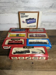 TYCO & Life Like HO Scale Train Lot Some New Some Used Lot Of 8 Steam Whistle - Picture 1 of 16