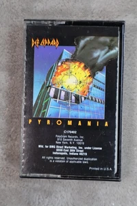 Def Leppard Cassette Tape Pyromania Album Hard Rock Metal Vintage 1983 USA - Bild 1 von 2