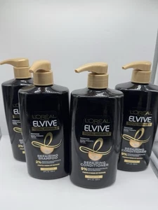 (4) L'Oreal Elvive Total Repair 5 Shampoo & Conditioner Damage Hair Pump 28Oz - Picture 1 of 5