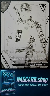 2018 Panini Victory Lane No58 печатные пластины Дейла Джарретта черные No1/1 - Изображение 1 из 2