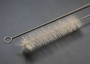 Twisted in Wire Brush 20" OAL Soft White Nylon 5" BP 1 1/4" OD - Picture 1 of 1