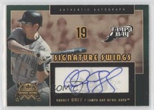 2005 Fleer National Pastime Signature Swings Gold /188 Aubrey Huff #SS-AH Auto