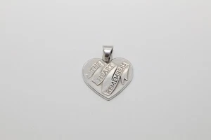James Avery Sterling Silver The Heart Remembers Pendant Pre Owned - Imagen 1 de 3