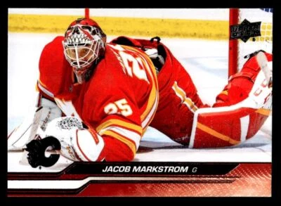 2023 Upper Deck #279 Jacob Markstrom - Calgary Flames - Image 1 of 2