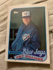 1989 Topps #594 Jimy Williams Toronto Blue Jays Baseball Card MLB NM