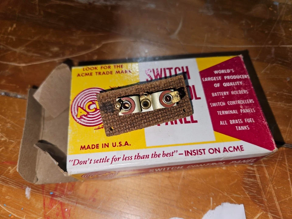 SWITCH CONTROL PANEL, HO GUAGE OR N GUAGE, SEE PHOTOS, NOS, UNTESTED - Image 1 of 1