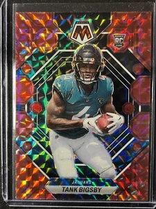 Tank Bigsby - 2023 Mosaic Football Red SP Prizm Refractor RC #364 - Jaguars - Picture 1 of 2