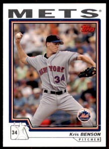 2004 TOPPS KRIS BENSON NEW YORK METS #T49