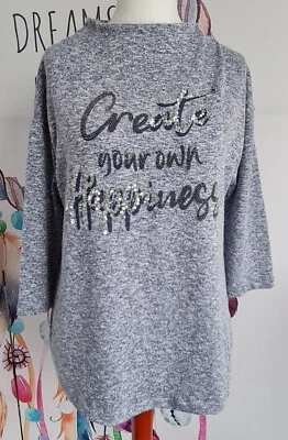 Damen Mädchen Bluse Pullover 3 /4 Ärmel Pullover - Bild 1 von 4