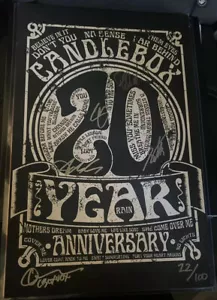 CANDLEBOX 20 Year SIGNED BY ENTIRE Band And Numbered 100 Limited - Picture 1 of 9