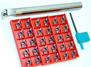30x DCGT 11T304-AL NC6910 ( K05-K20) + Bohrstange 93° S16Q SDUCR-11 für ALU - Bild 1 von 2