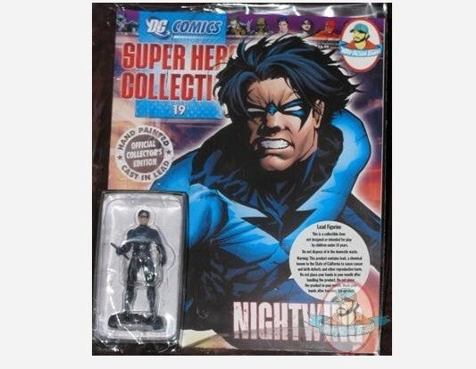Colección de estatuillas de superhéroes DC Eaglemoss revista #19 Nightwing Foto 1 de 1
