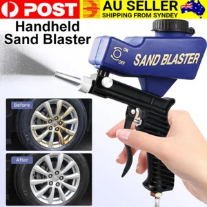 1/2PCS Hand Held Portable Spot Sand Blaster Gun Air Gravity Feed Rust Remover - Picture 1 of 12