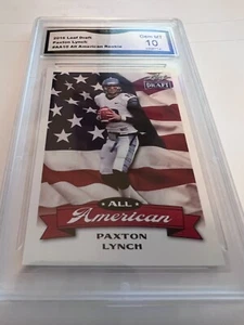 Paxton Lynch Broncos 2016 Leaf Draft All American Rookie RC # AA10 grado 10 - Imagen 1 de 2