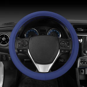Baby Soft Leather Steering Wheel Cover Ergonomic Grip Standard Size 14.5-15.5" - Bild 1 von 24