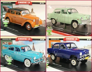 1:24 Moskvitch 400 407 410 420 Taxi 4x4 Police russian magazine Hachette USSR - Picture 1 of 24