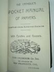 Vintage The Catholic's Pocket Manual of Prayers with Epistles and Gospels Book