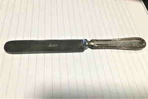 Silverplated handle butter knife with stainless blade - Picture 1 of 4
