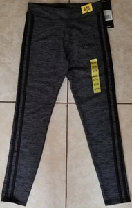 adidas Girl's Active Legging Tight Pants 3-Stripes Size S-7/8 - Picture 1 of 2