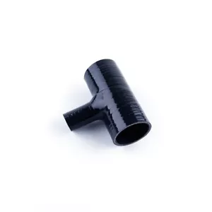 2" T Piece Silicone Hose 51mm T Shape Straight Tube Pipe For 25mm Valve Bov - Foto 1 di 5