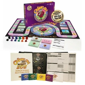 Cashflow 101 & 202 Board Game Rich Dad Poor Dad Robert Kiyosaki Cash Flow Invest - Picture 1 of 18