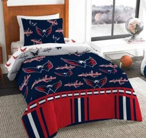 Washington Capitals NHL Rotary Twin Bed in a Bag Set -W1821292378 - Picture 1 of 5