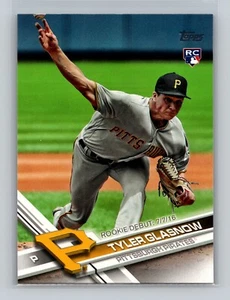 2017 Topps Update #US116 Tyler Glasnow RC Debüt Pittsburgh Pirates - Bild 1 von 2