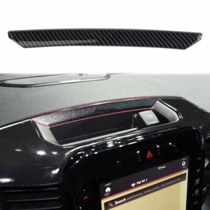 Carbon Fiber Style Center Console Storage Slot Molding Cover Trim For Ram 1500 - Picture 1 of 5