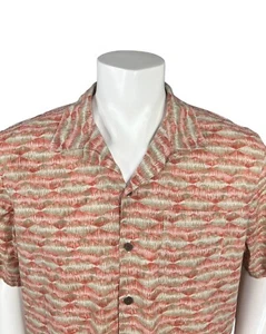 L.L. Bean Hawaiian Wave Aloha Shirt Men’s Size Large Button Down Traditional Fit - Picture 1 of 14