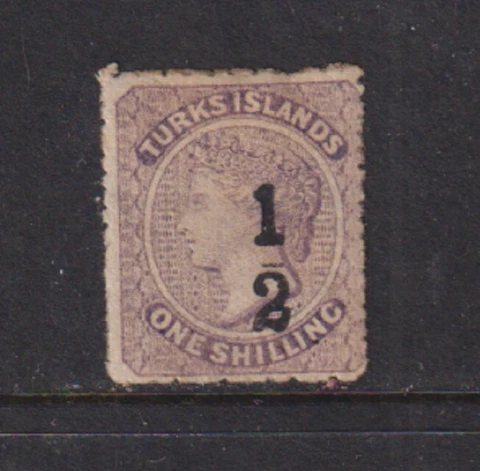 Turks Islands - #14 mint, cat. $ 175.00 Cover