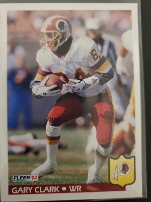 1992 Fleer GARY CLARK #415 Washington Redskins - Image 1 of 2
